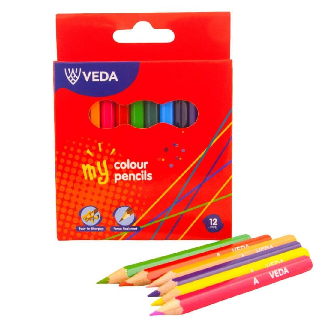 VEDA COLOR PENCIL HALF SIZE